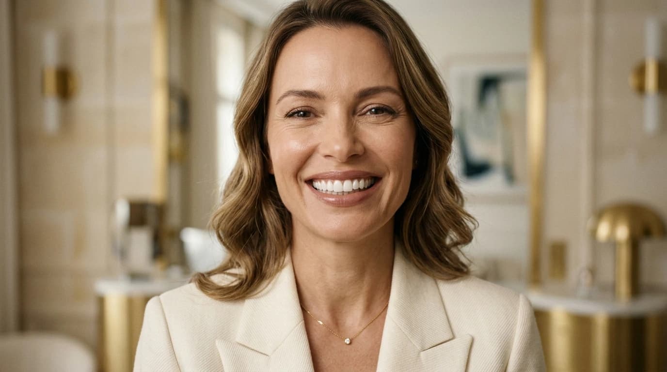 Éclat d'un sourire parfait et naturel